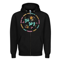 Black yo soy inspiration Zipper Hoodie - MaliasSmallBusiness