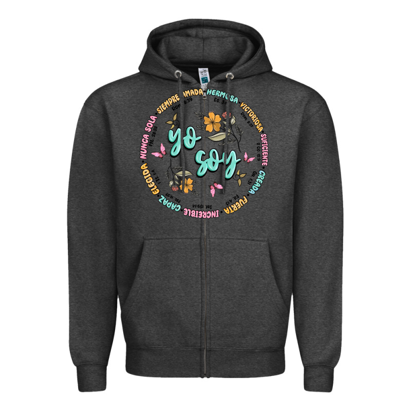 Yo Soy Inspiration Zipper Hoodie by MaliasSmallBusiness | Teevron