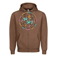 Chestnut yo soy inspiration Zipper Hoodie - MaliasSmallBusiness