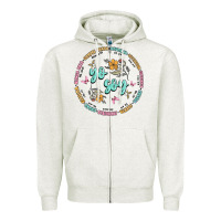 Oatmeal Heather yo soy inspiration Zipper Hoodie - MaliasSmallBusiness