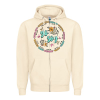 Sandshell yo soy inspiration Zipper Hoodie - MaliasSmallBusiness