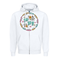 White yo soy inspiration Zipper Hoodie - MaliasSmallBusiness
