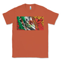 Copper mexico flag cowhide leopard sunflower and roses licanse  plate Classic Tee - Artiststas