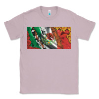 Lilac mexico flag cowhide leopard sunflower and roses licanse  plate Classic Tee - Artiststas