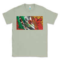 Matcha mexico flag cowhide leopard sunflower and roses licanse  plate Classic Tee - Artiststas