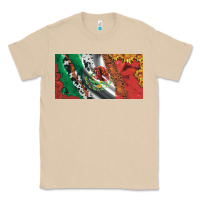 Mushroom mexico flag cowhide leopard sunflower and roses licanse  plate Classic Tee - Artiststas