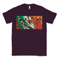 Plum mexico flag cowhide leopard sunflower and roses licanse  plate Classic Tee - Artiststas