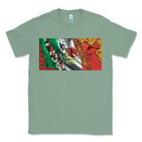 Sage mexico flag cowhide leopard sunflower and roses licanse  plate Classic Tee - Artiststas