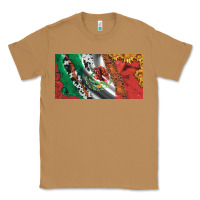 Toasted Coconut mexico flag cowhide leopard sunflower and roses licanse  plate Classic Tee - Artiststas