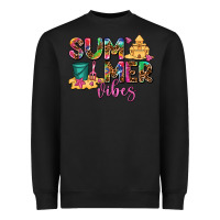 Black summer vibes Heavyweight Sweatshirt - AdoDesignShop