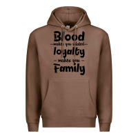 Chestnut Blood Makes You Related Makes You Family Premium Hoodie - Bettercallsaul