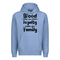 Colony Blue Blood Makes You Related Makes You Family Premium Hoodie - Bettercallsaul