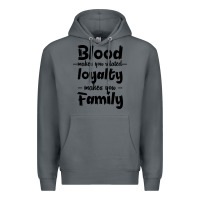 Rock Blood Makes You Related Makes You Family Premium Hoodie - Bettercallsaul