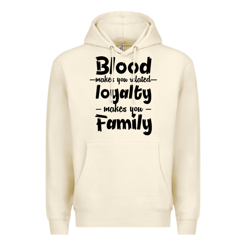 Blood Makes You Related Makes You Family Premium Hoodie by Bettercallsaul | Teevron