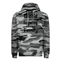 Slate Camo Blood Makes You Related Makes You Family Premium Hoodie - Bettercallsaul