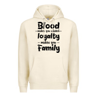 Tofu Blood Makes You Related Makes You Family Premium Hoodie - Bettercallsaul