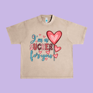 I'm A Sucker For You Urban Heavy Tee Designed By Jahusdesignshop