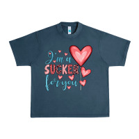 Midnight Navy i'm a sucker for you Urban Heavy Tee - JahusDesignShop