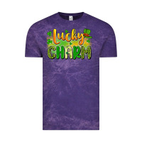 Cloud Purple lucky charm Vintage Tee - Artiststas