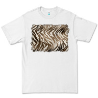 White brown zebra pattern background Premium Tee - BarkalooDesign