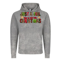 Cloud Rock just a girl who loves christmas with cookies Vintage Hoodie - FaDigitalArtStudio