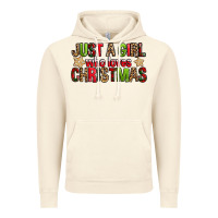 Vintage Artic just a girl who loves christmas with cookies Vintage Hoodie - FaDigitalArtStudio