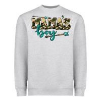 Heather Grey mama's boy Heavyweight Sweatshirt - AdoDesignShop