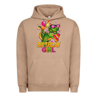 Pigment Burro 4th birthday girl t rex pink Urban Hoodie - CowGirlArtShop