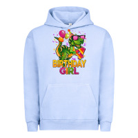 Pigment Grape Ice 4th birthday girl t rex pink Urban Hoodie - CowGirlArtShop