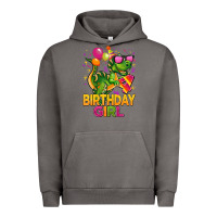 Pigment Tornado 4th birthday girl t rex pink Urban Hoodie - CowGirlArtShop