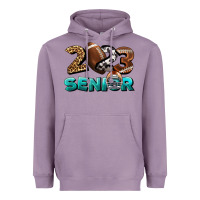 Lavender American Football Senior 2023 Heavyweight Hoodie - BundleAndBundleShop