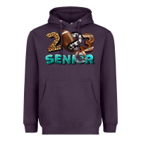 Plum American Football Senior 2023 Heavyweight Hoodie - BundleAndBundleShop