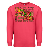 Cardinal i am a black mom Premium Sweatshirt - LillyAllenDesigns