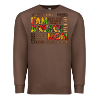 Chestnut i am a black mom Premium Sweatshirt - LillyAllenDesigns