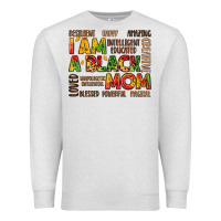 Oatmeal Heather i am a black mom Premium Sweatshirt - LillyAllenDesigns