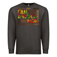 Smoke i am a black mom Premium Sweatshirt - LillyAllenDesigns