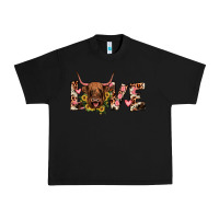 Black highland cow love Urban Heavy Tee - JahusDesignShop