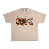 French Oak highland cow love Urban Heavy Tee - JahusDesignShop