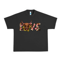 Pigment Black highland cow love Urban Heavy Tee - JahusDesignShop