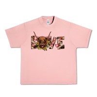 Salmon highland cow love Urban Heavy Tee - JahusDesignShop