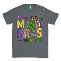 Charcoal Heather happy mardi gras y'all Classic Tee - AdoDesignShop