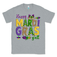Heather Grey happy mardi gras y'all Classic Tee - AdoDesignShop