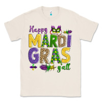 Natural happy mardi gras y'all Classic Tee - AdoDesignShop
