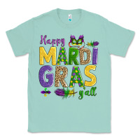 Happy Mardi Gras Y'all Classic Tee | Teevron