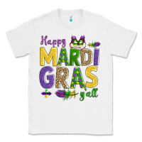White happy mardi gras y'all Classic Tee - AdoDesignShop
