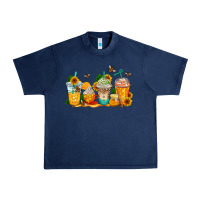 Navy bumble bee coffee cups Urban Heavy Tee - AdoDesignShop