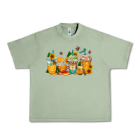 Oil Green bumble bee coffee cups Urban Heavy Tee - AdoDesignShop