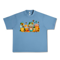 Pebble Blue bumble bee coffee cups Urban Heavy Tee - AdoDesignShop