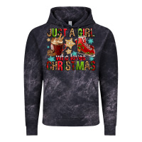Cloud Black just a girl who loves christmas Vintage Hoodie - FaDigitalArtStudio