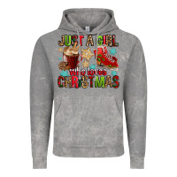 Cloud Rock just a girl who loves christmas Vintage Hoodie - FaDigitalArtStudio